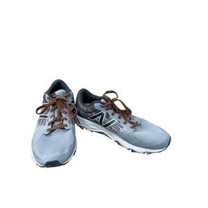 New Balance Mens 690 V2 Trail Running Shoes Gray/Orange Size 7.5 SKU 9058
